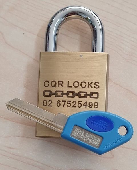 Padlock And A Key — CQR Locksmiths in Moree, NSW
