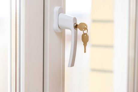Key Inserted In The Door Keyhole — CQR Locksmiths in Moree, NSW