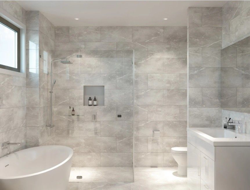 Derbyshire Plumbing & Heating Specialists tiled wet room installation in Derby