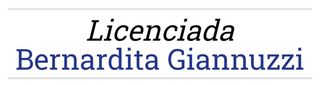 Licenciada Bernardita Giannuzzi - LOGO