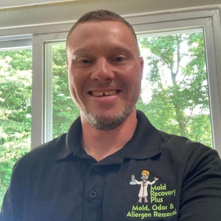Man in black shirt with