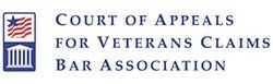 The logo for the court of appeals for veterans claims bar association