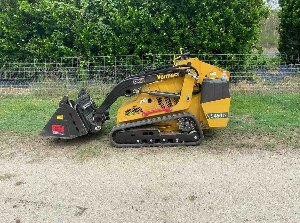 Parked Mini Excavator — RCJJ Mini Loaders In Mareeba, QLD