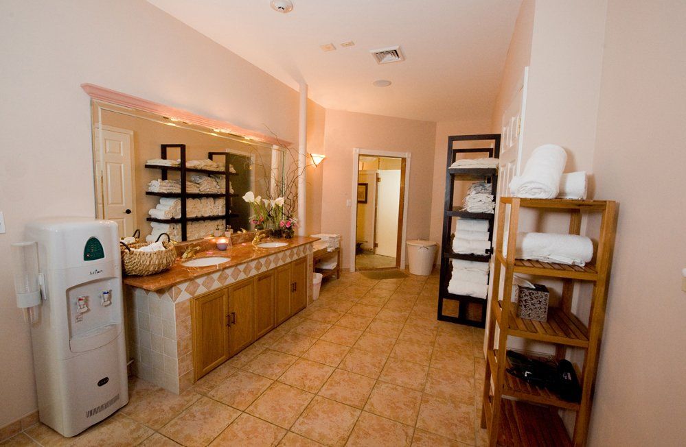 Spa Bathroom — Great Neck, NY — Butterfly Garden Spa
