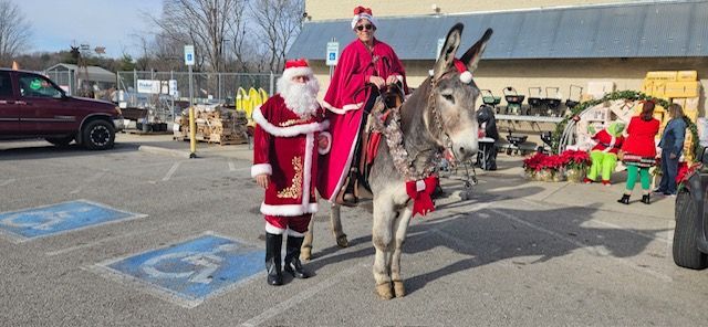 Dana Wilson wishing you a Merry Christmas from her and Wishbone. 