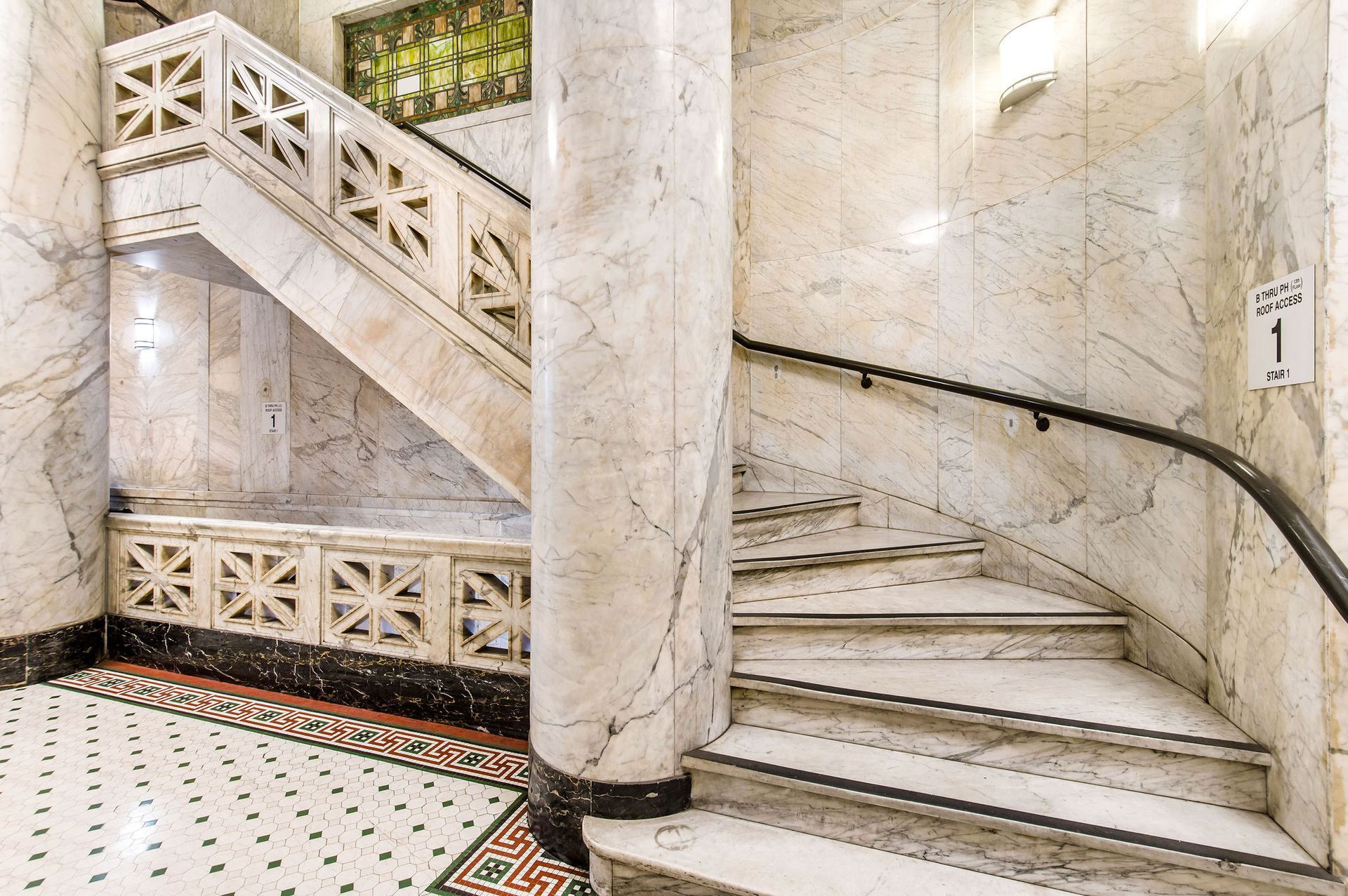 Lobby staircase