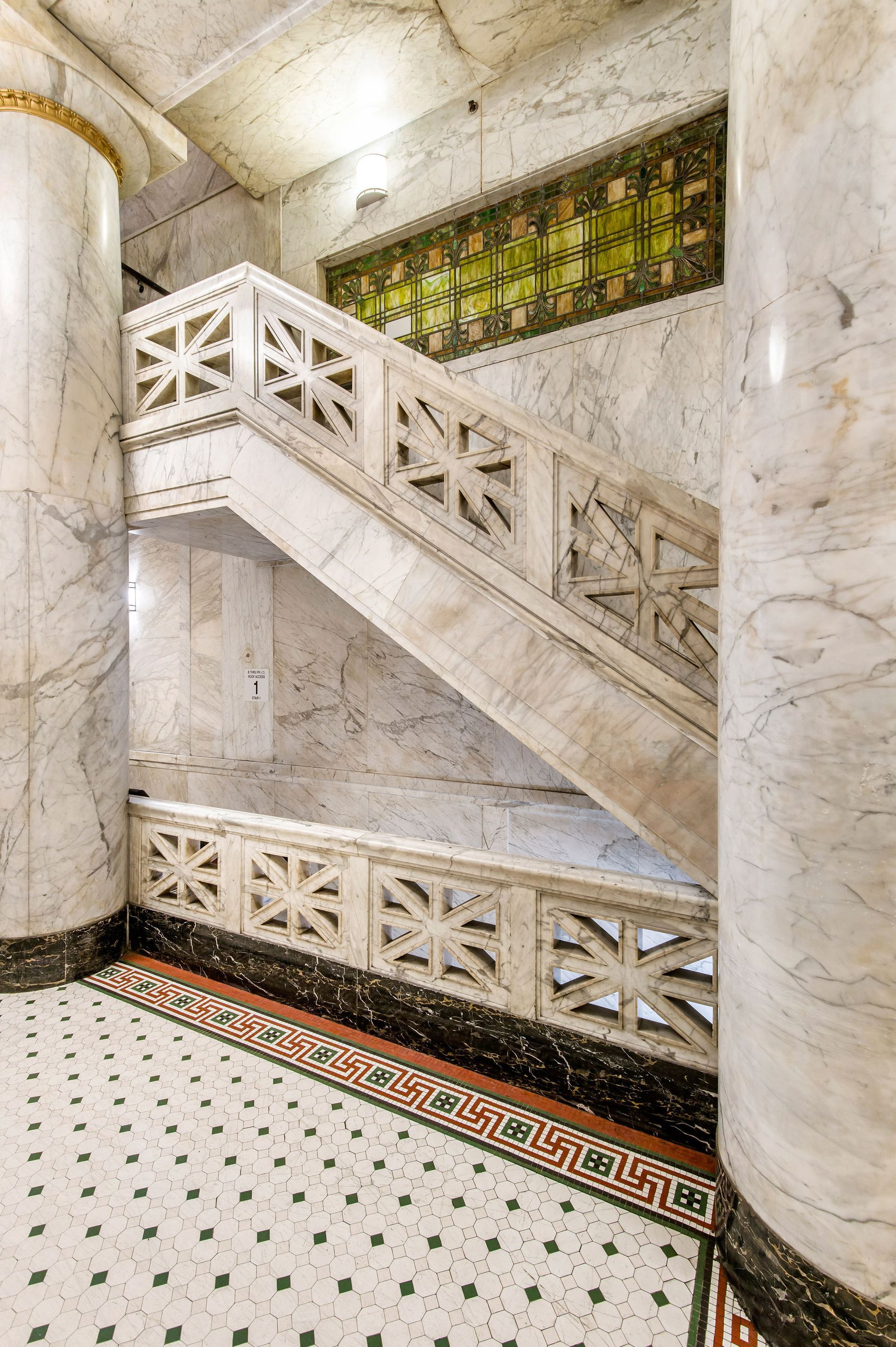 Lobby staircase