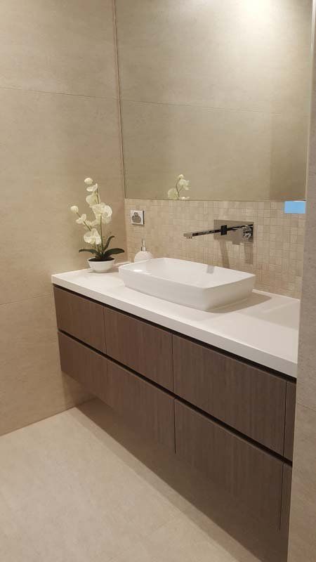 simple bathroom vanity