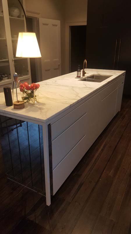 sink and countertop in kitchen