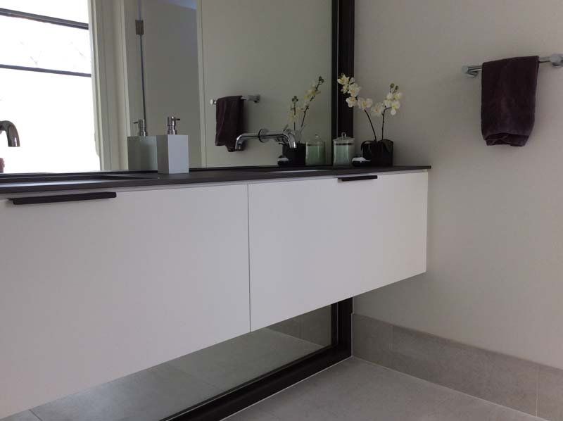 bathroom vanity with new joinery