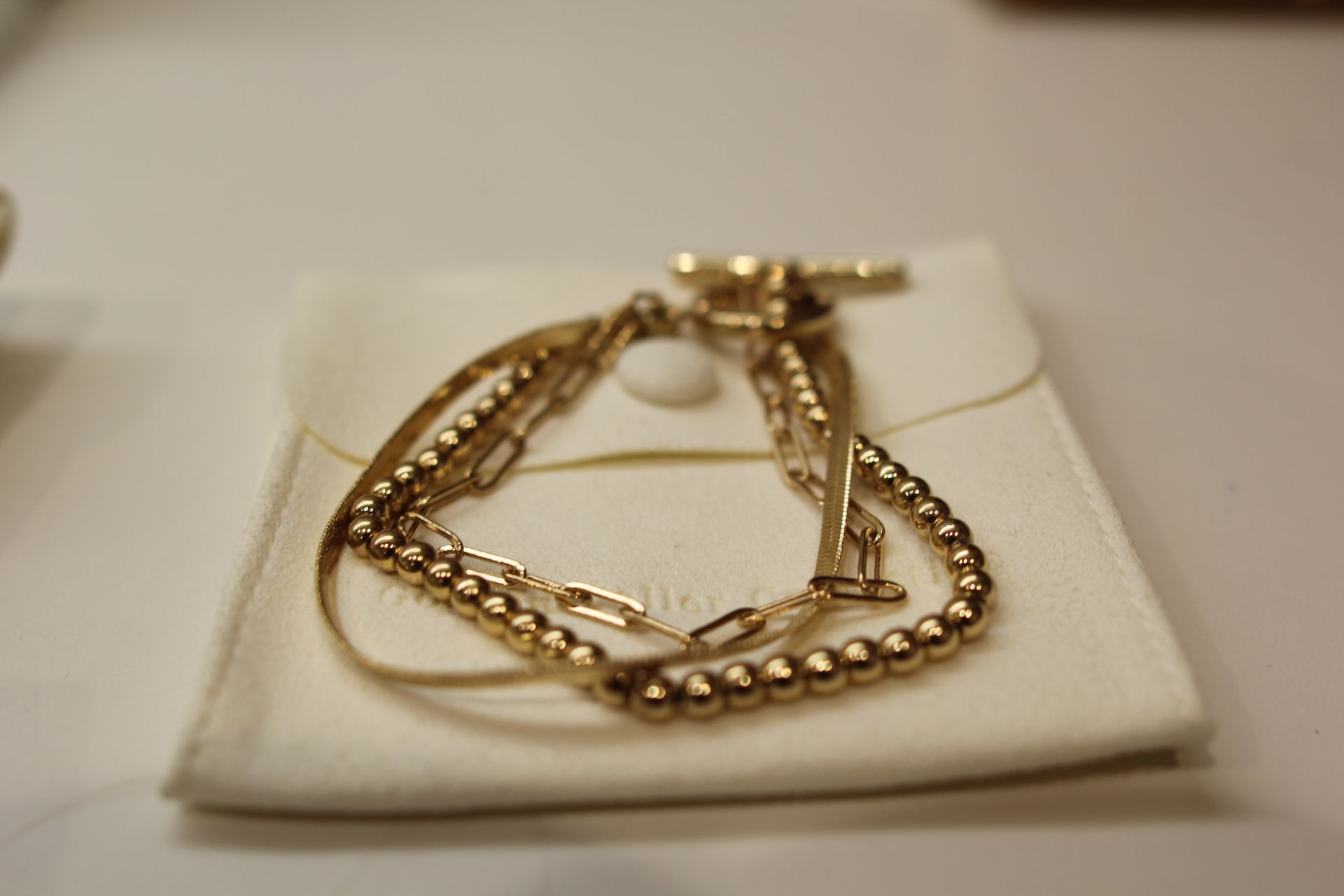 Gold Stacked Bracelet