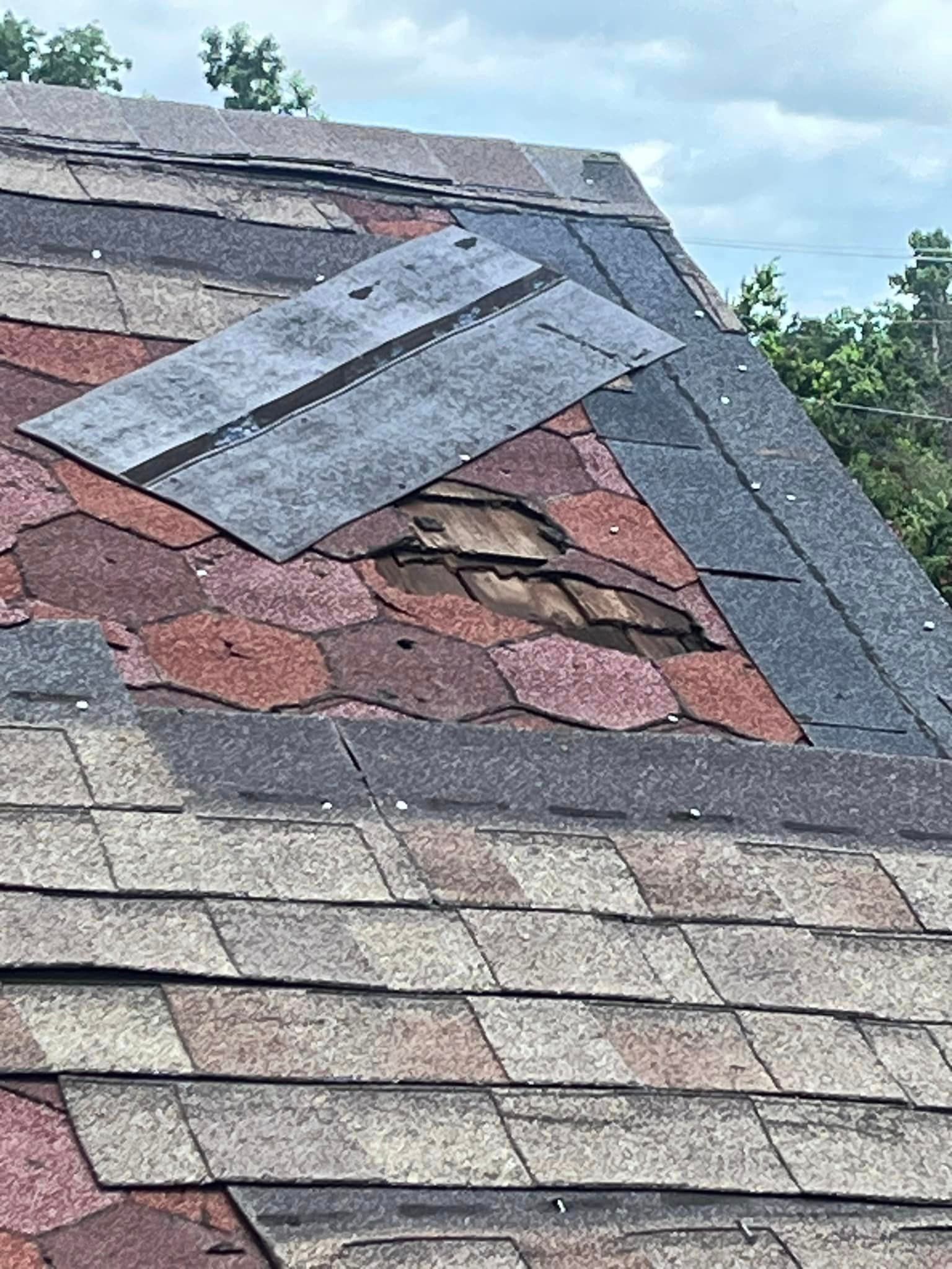 Broken Roof - Oklahoma City, OK - M&F Roofs