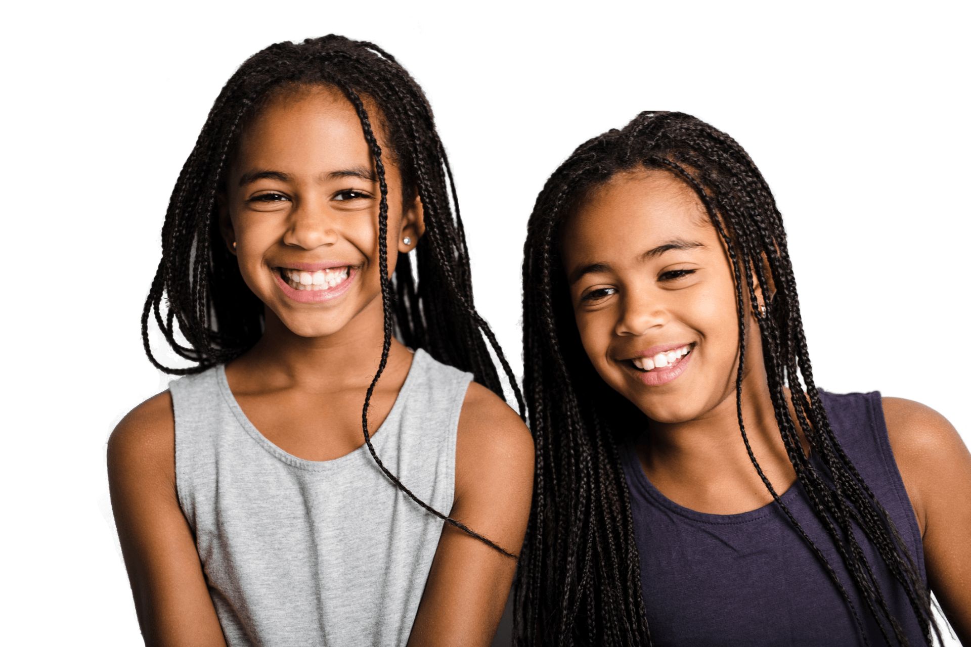 Adorable African Twin Little Girls — Fayetteville, NC — African Braiding
