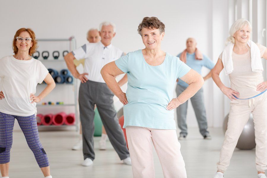 seniors exercising