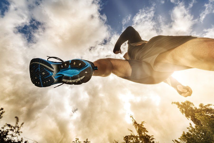 man running