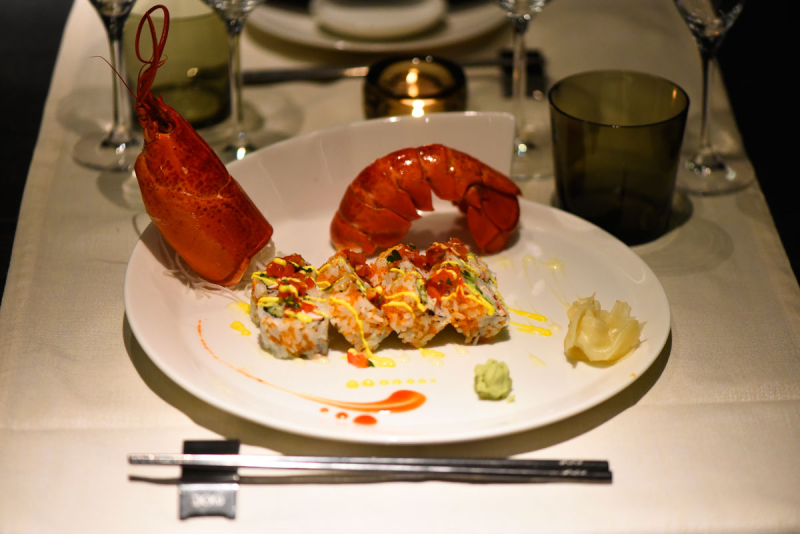 sushi con aragosta al Don Nippon Taste di Lissone