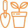 Shovel & Plant Icon