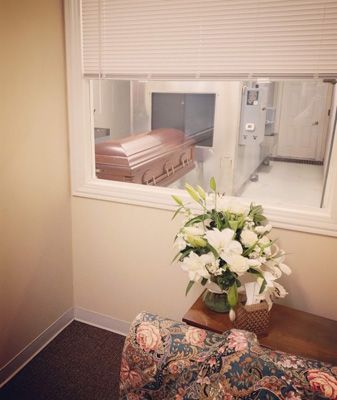 Several photos of interior and exterior views of A.R.N Funeral & Cremation Services, Aaron-Ruben-Nelson Mortuary in Indiana.