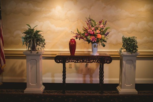 Several photos of interior and exterior views of A.R.N Funeral & Cremation Services, Aaron-Ruben-Nelson Mortuary in Indiana.