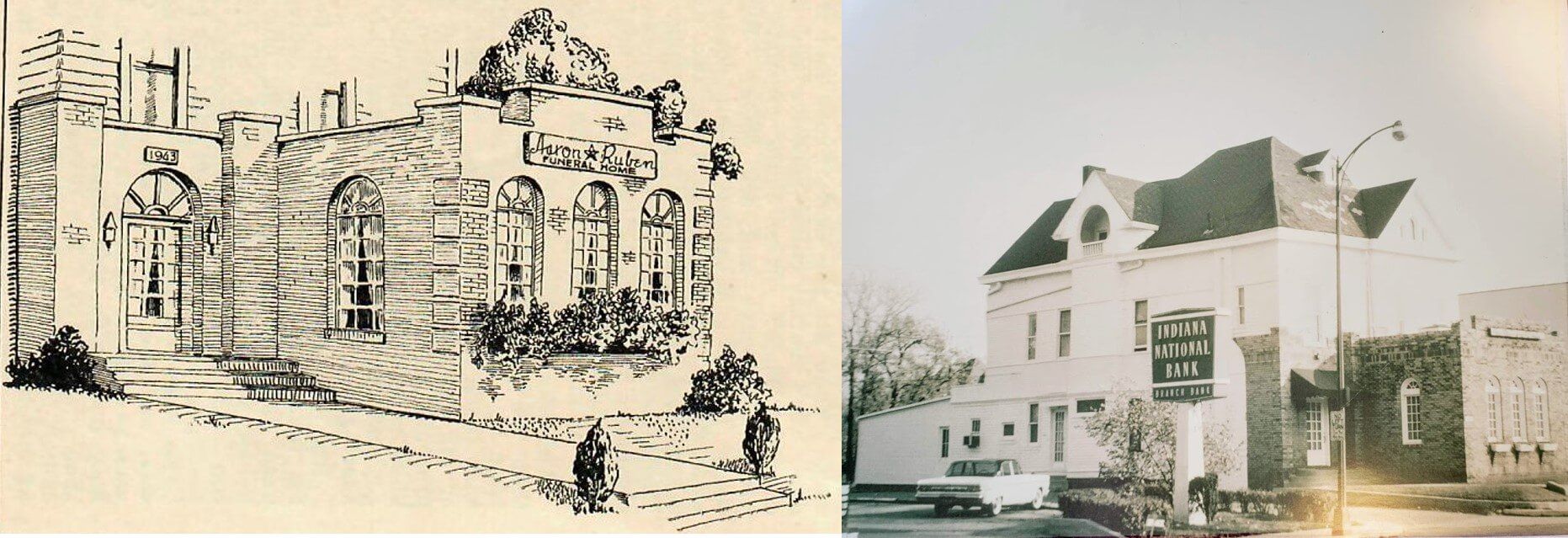 Drawing and photo of the Meridian Location.