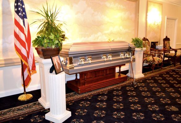 Several photos of interior and exterior views of A.R.N Funeral & Cremation Services, Aaron-Ruben-Nelson Mortuary in Indiana.