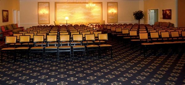 Several photos of interior and exterior views of A.R.N Funeral & Cremation Services, Aaron-Ruben-Nelson Mortuary in Indiana.