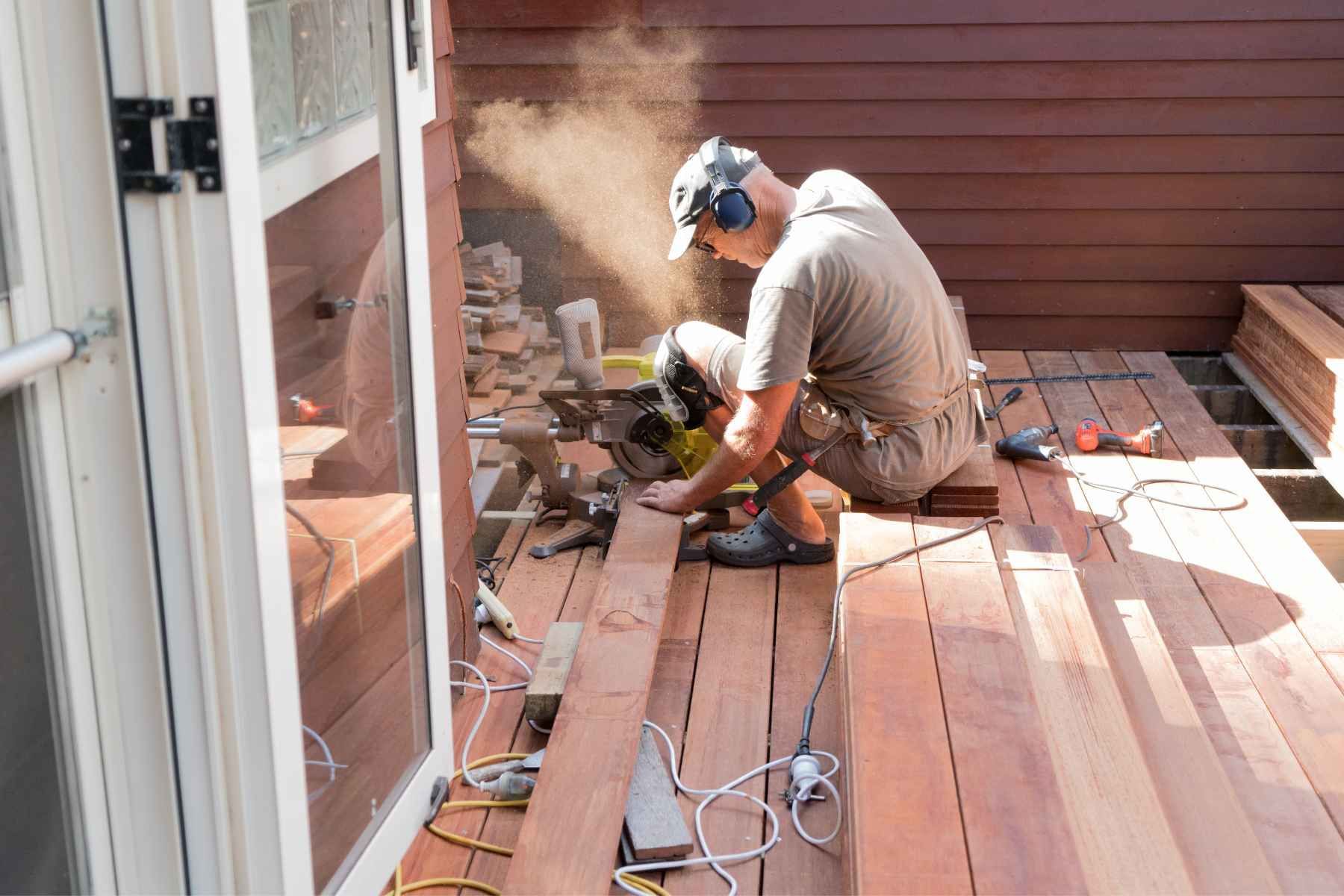 Wooden Deck Installation