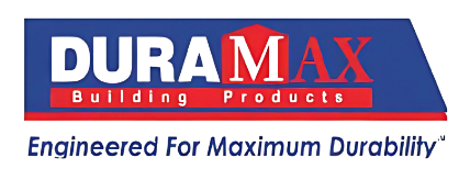 A black and white logo for homeland vinyl products inc.