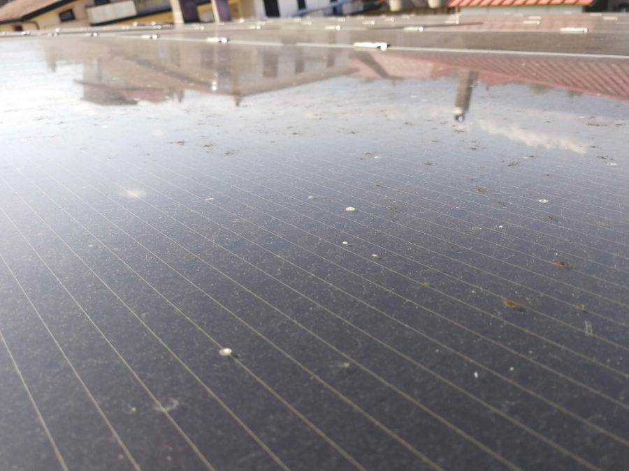 pulizia pannelli solari