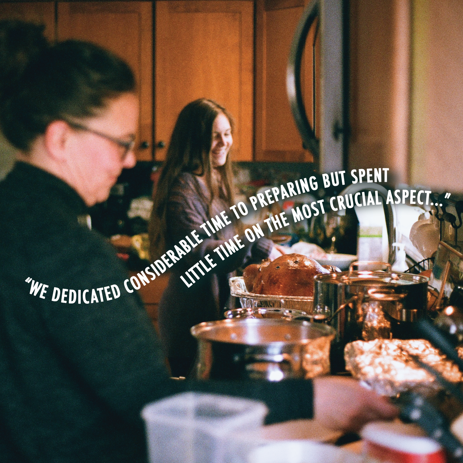 Two women preparing a meal