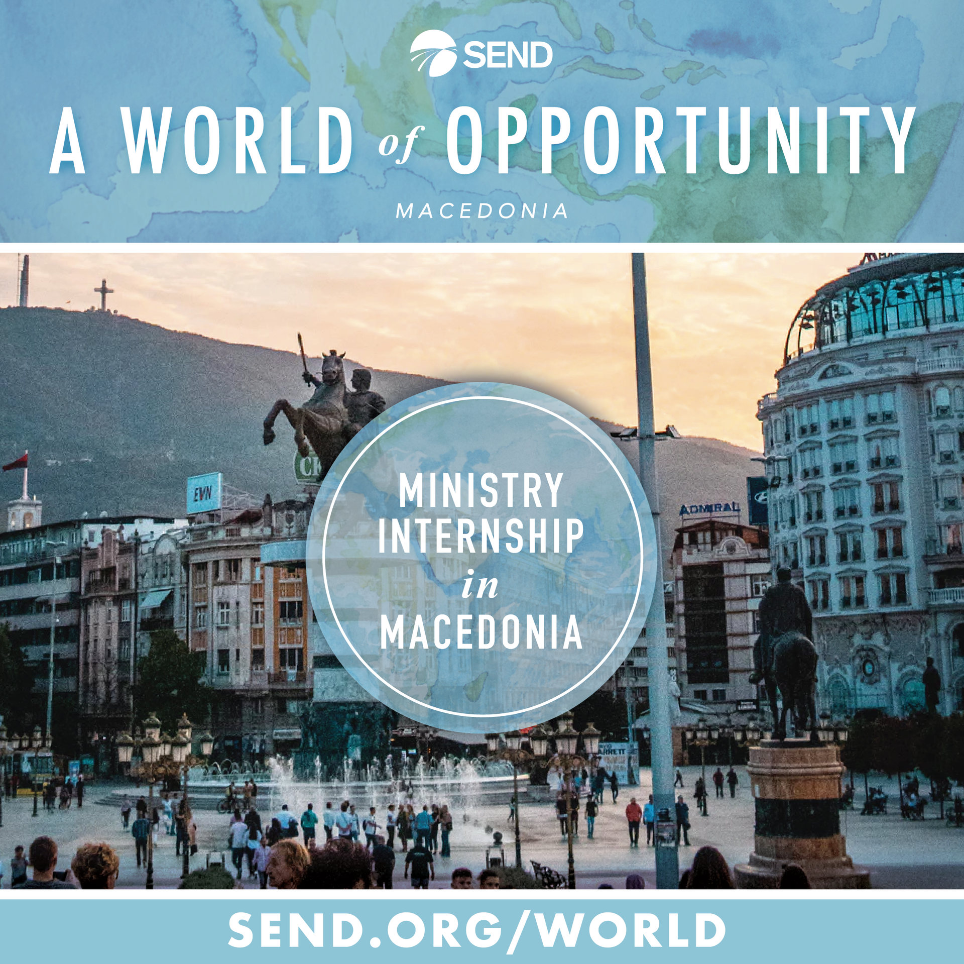 Advertisement for summer ministry in Macedonia