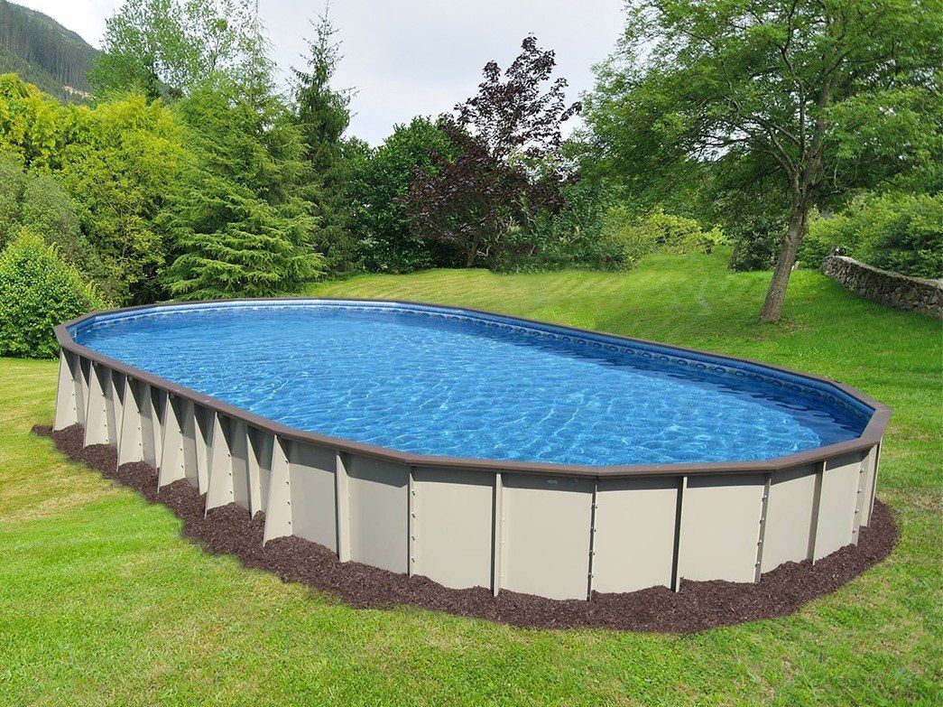 newly installed above ground pool in Clifton Park, NY
