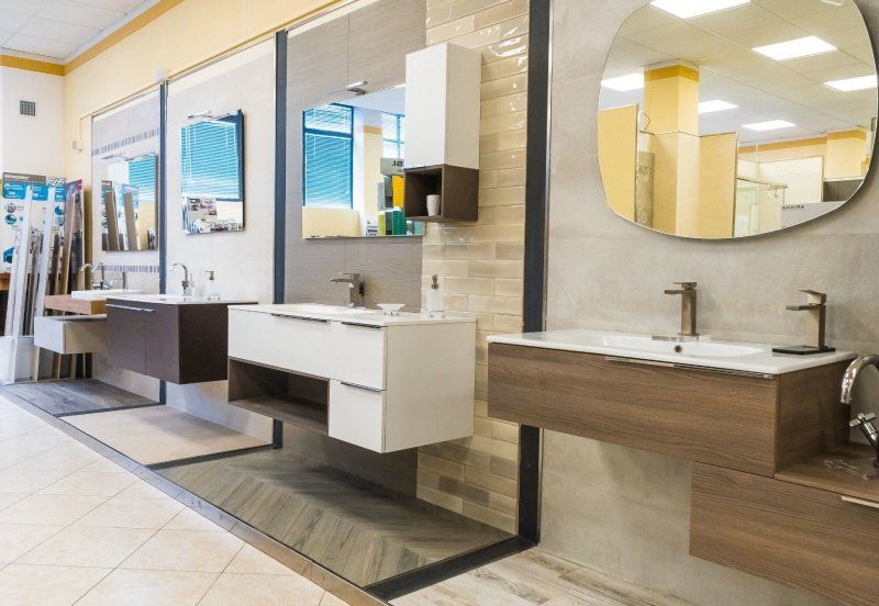 mobili bagno in legno