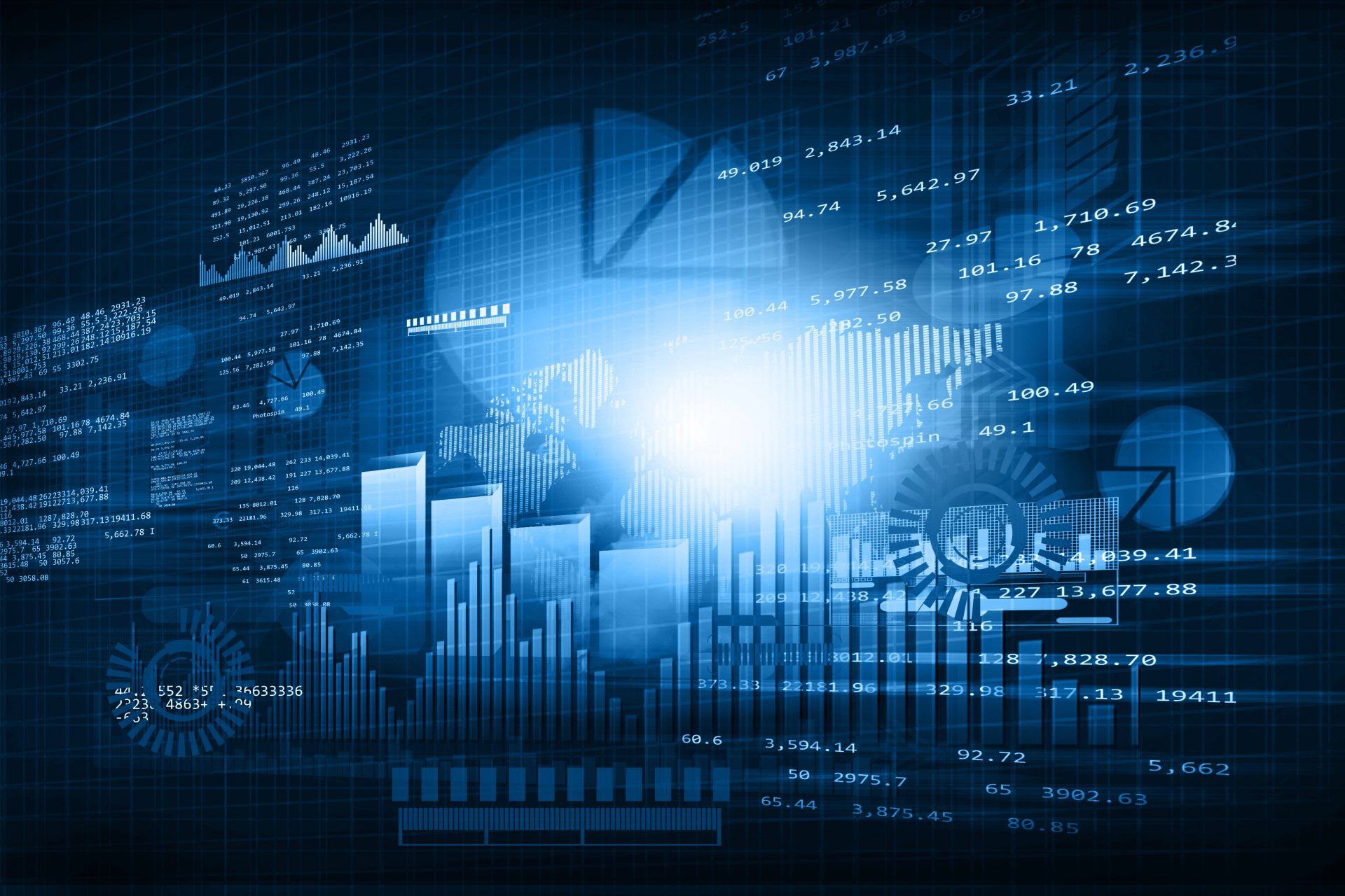 Accounting Services — Charts and Bar Graph in Raleigh, NC