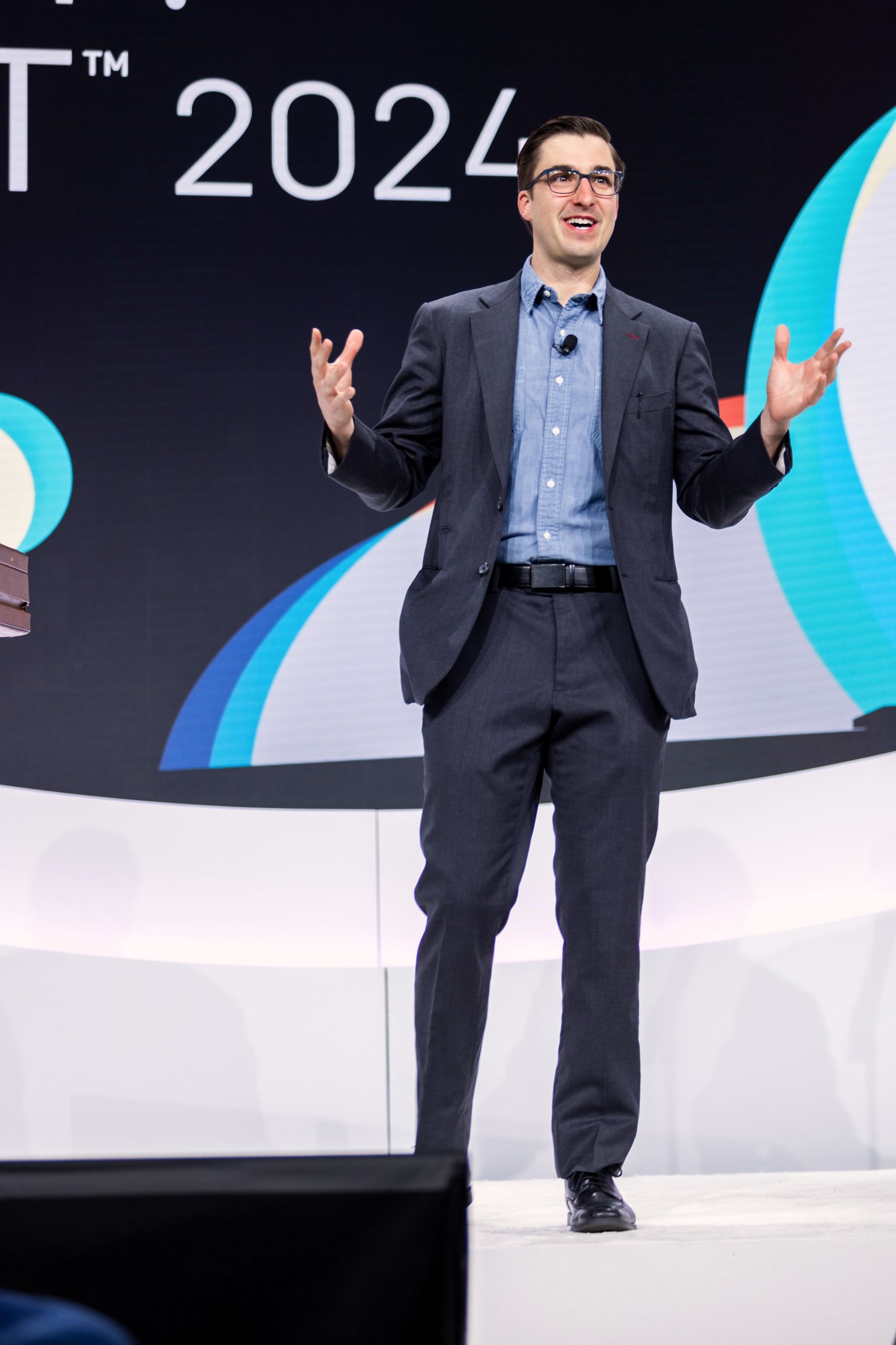 Delivering a keynote lecture
