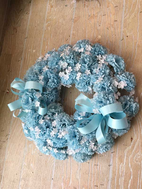 Blue Wreath, Funeral & Cemetery Arrangements in Ballston Spa, NY