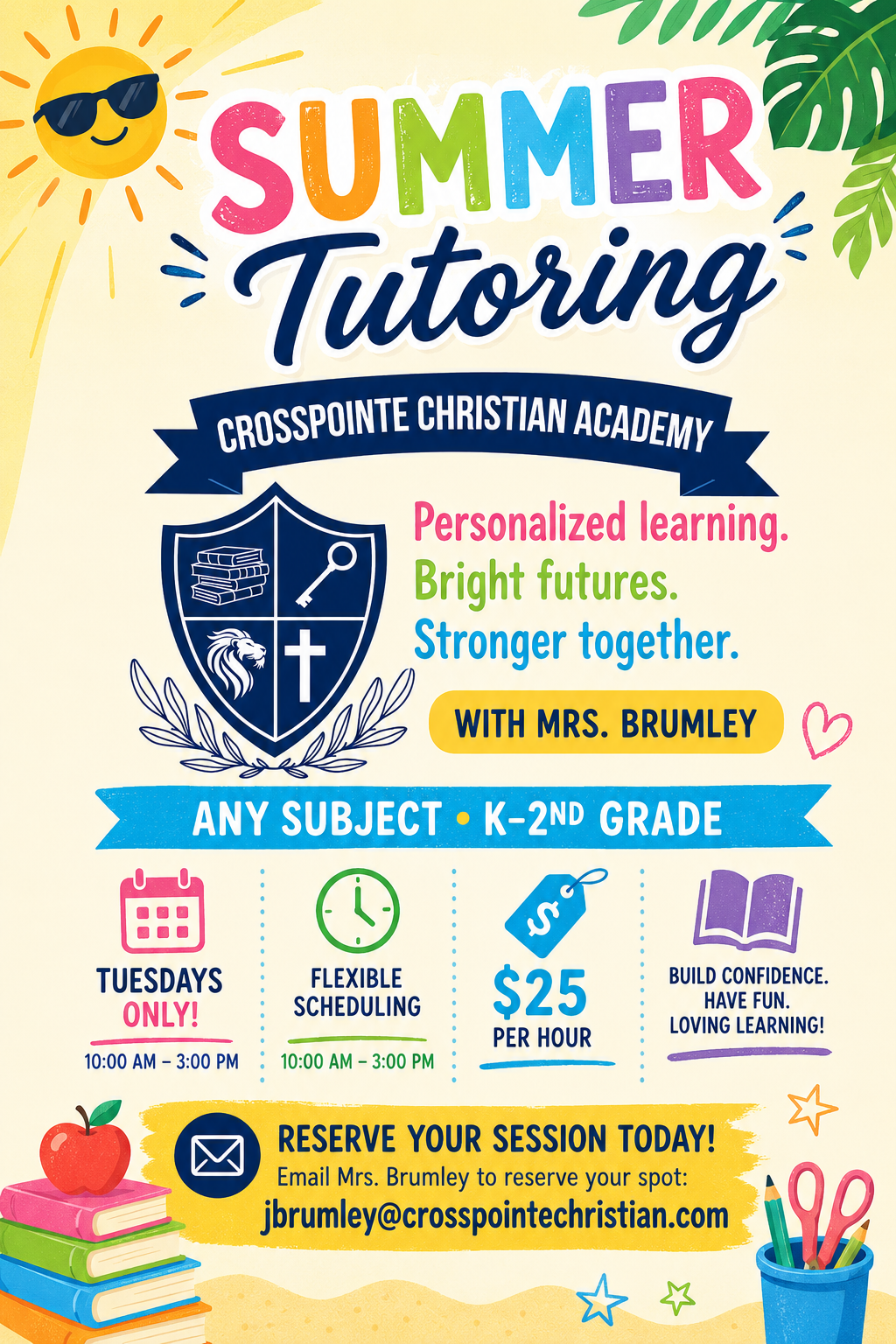 Summer Tutoring Opportunities