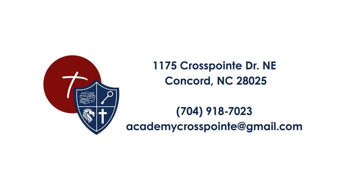 Crosspointe Christian Academy Business Card