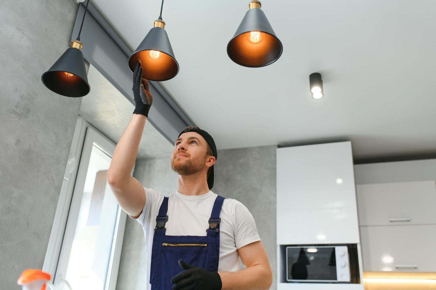 House Interior with Bulbs