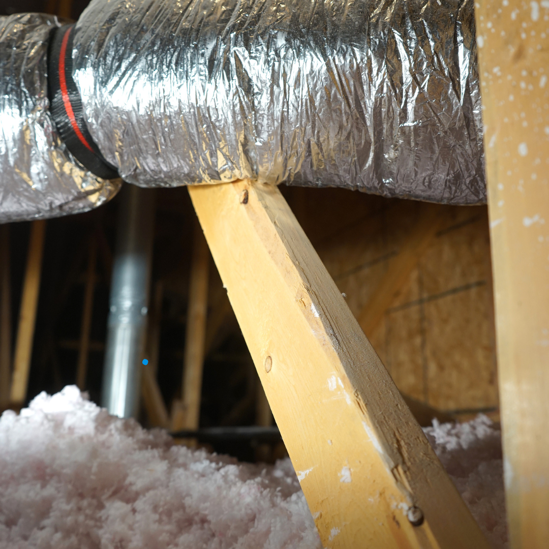 hvac ducting in attic