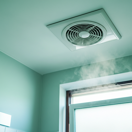 home inspectors check bathroom ventilation