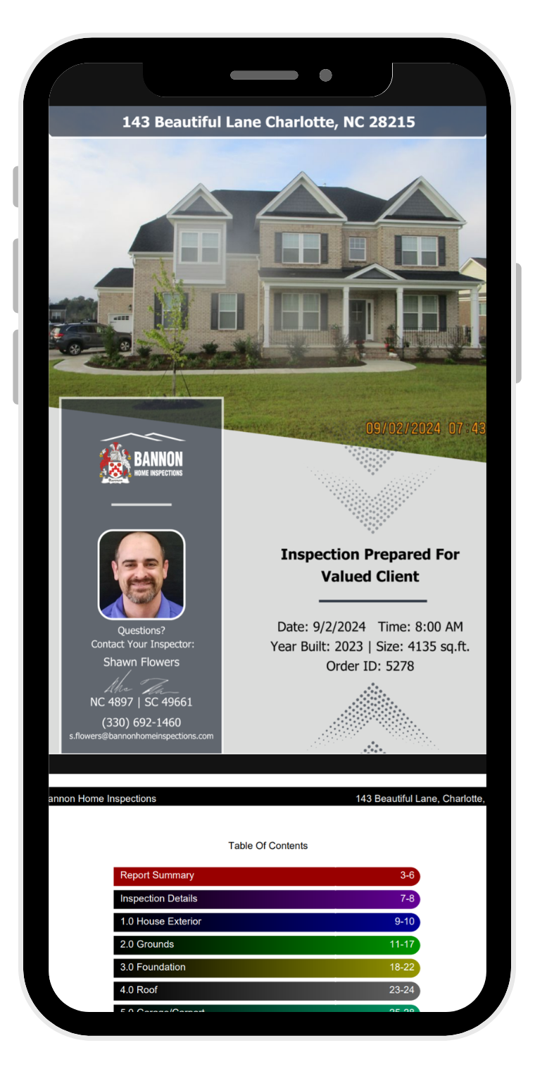 Easy-to-read- and understand home inspection reporting