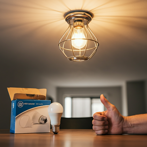 lightbulb replacement is good before a home inspection