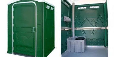 Green Portable Toilet — Belchertown, MA — Parker’s Portables LLC