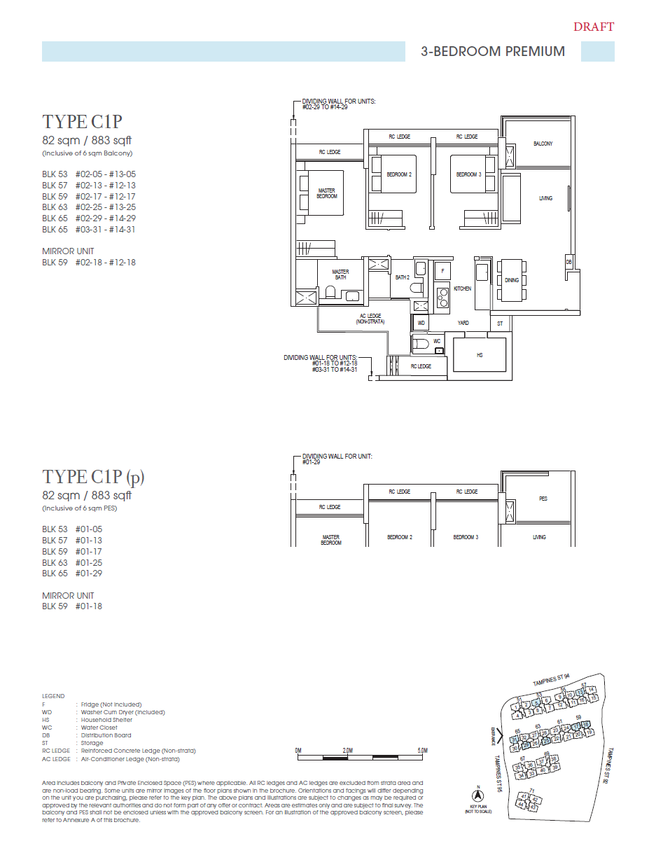 Rivelle Tampines EC 3 Bedroom C1