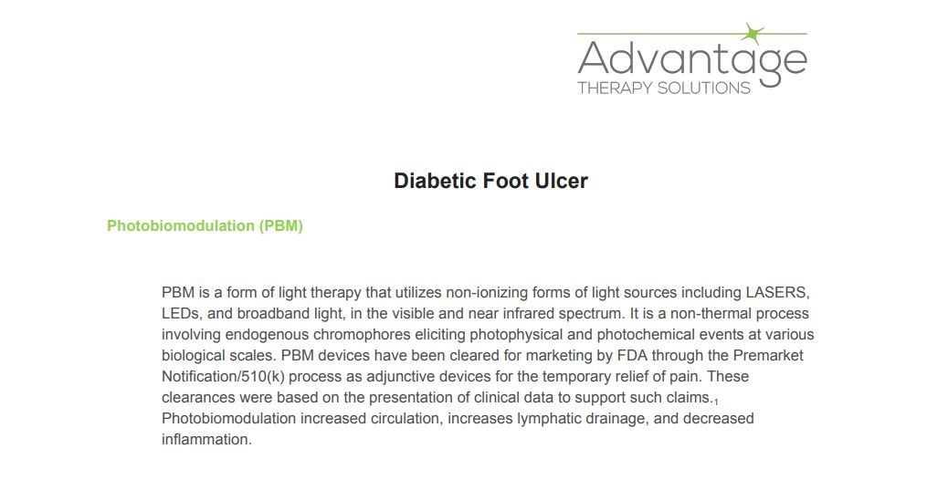A white sheet of paper with the words `` diabetic foot ulcer '' on it.