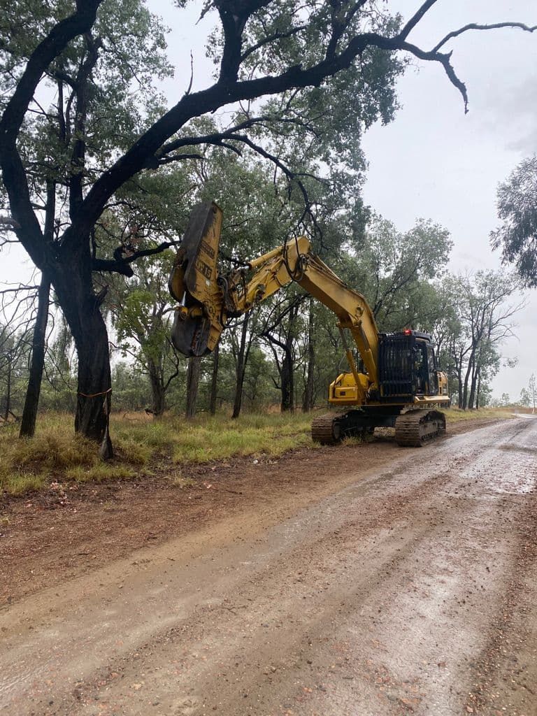 20T Excavator — Tree Services in Toowoomba Region