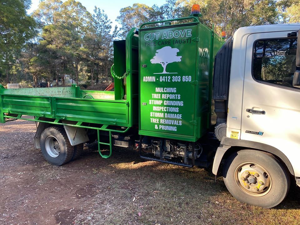 Arborists' Tipper Truck — Tree Services in Toowoomba Region