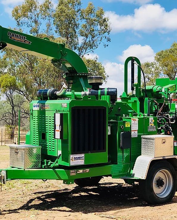 Green Bandit Chipper — Tree Services in Toowoomba Region