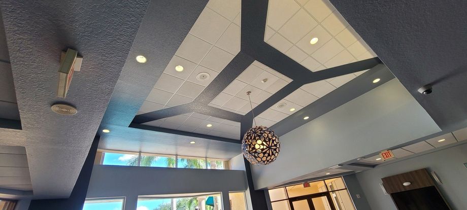 Interior Lobby painting - Pembroke Pines,FL.